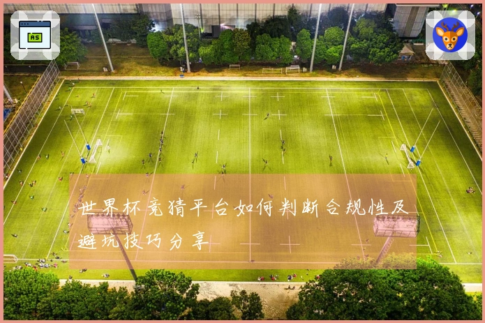 世界杯竞猜平台如何判断合规性及避坑技巧分享